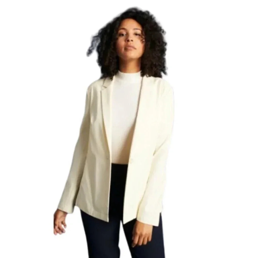Kit and Ace Womens Size Small Navigator Ride  Blazer Ivory Color
